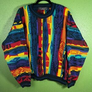Protege XL - Coogi style 3D knit sweater